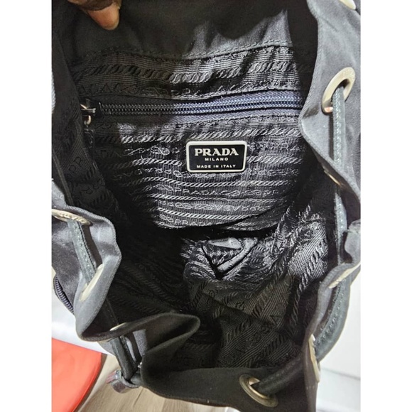 PRADA - Authentic Vintage Tessuto Nylon Black Backpack ❤️ Popular 90’s style bag - Picture 11 of 11